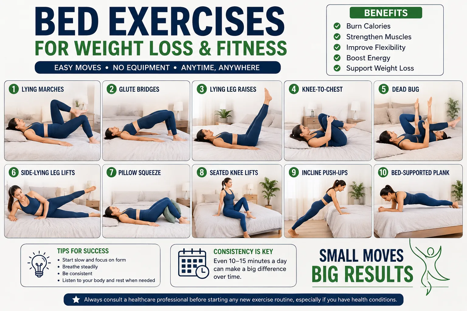 Bed Exercises for Weight Loss