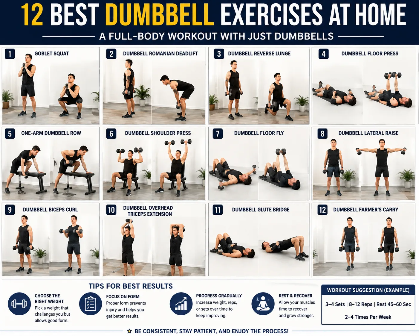 Best Dumbbell Exercises at Home
