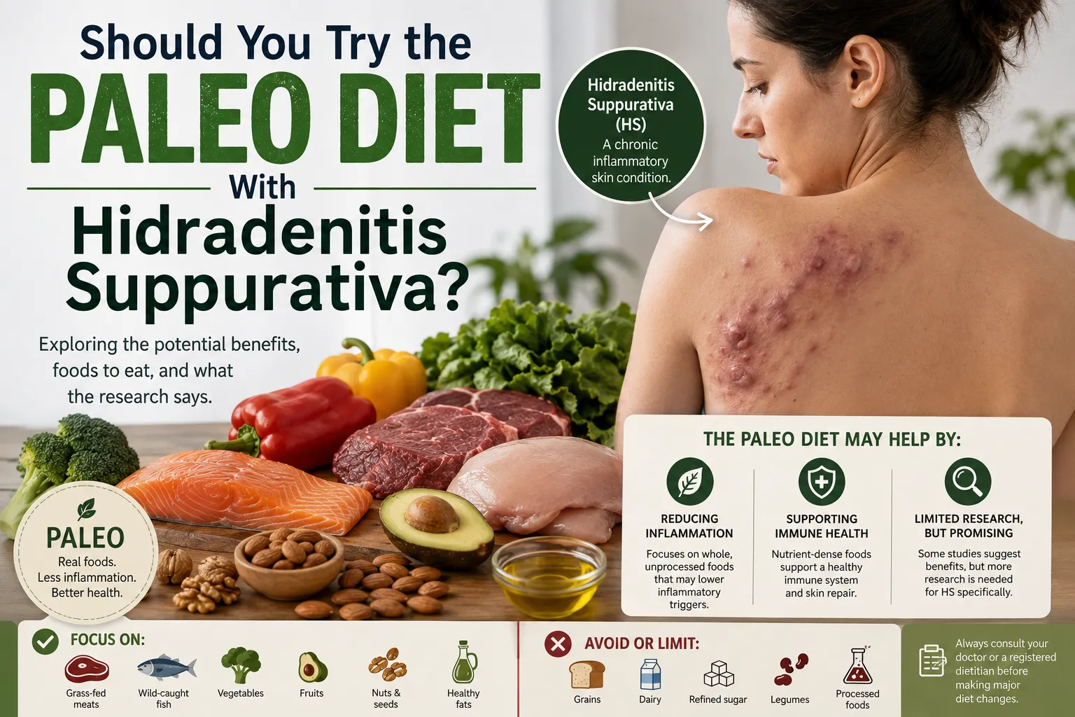 Should You Try the Paleo Diet With Hidradenitis Suppurativa